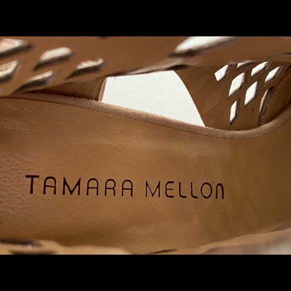 Tamara Mellon Femme Ankle LaserCut Booties NWOT 38 - Picture 6 of 6